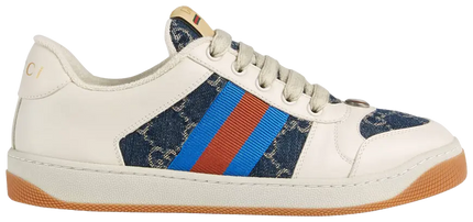 Gucci Wmns Screener GG Canvas Denim Ivory