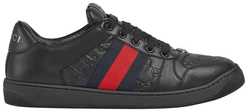 Gucci Screener Sneaker GG Embossed - Black