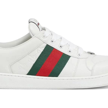 Gucci Screener Distressed GG Embossed Blanco