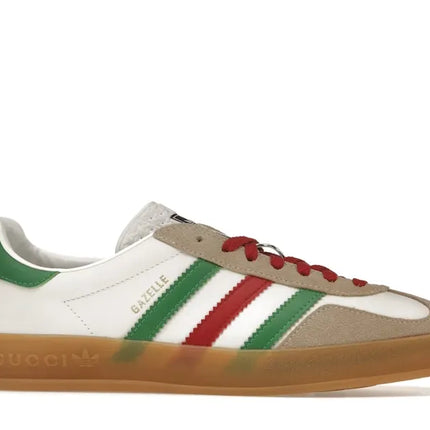 Adidas x Gucci Gazelle White Green Red