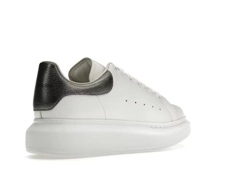 Alexander McQueen Oversized White Metallic